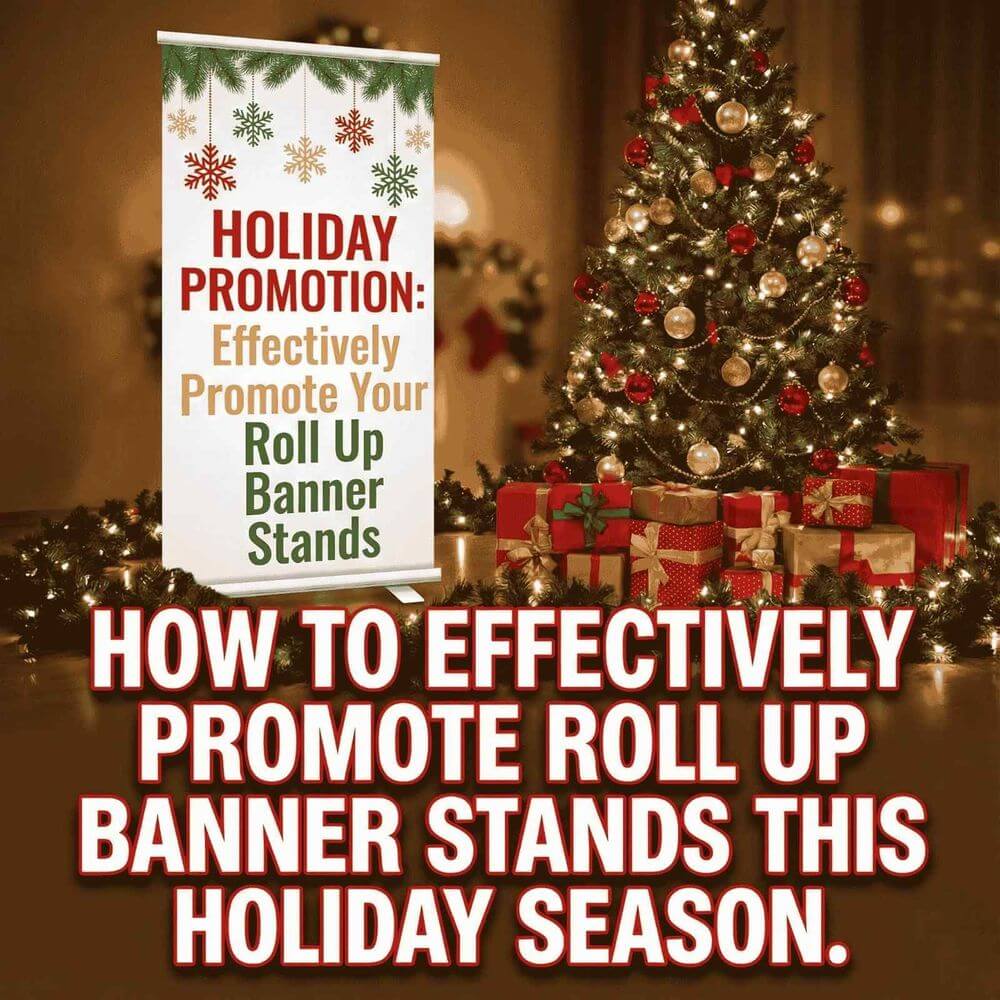 How to Effectively Promote Roll Up Banner Stands This Holiday Season