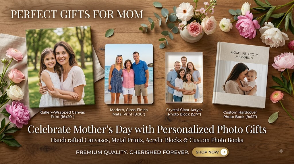 10 Personalized Mother's Day Photo Gifts She'll Treasure Forever (Gift Guide)