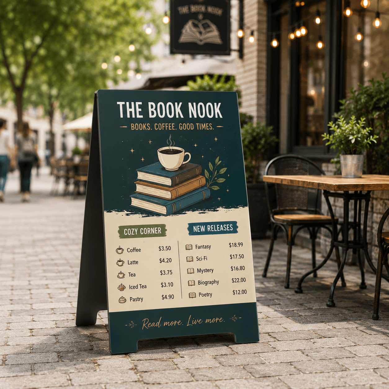 Corrugated A-Frame Signs