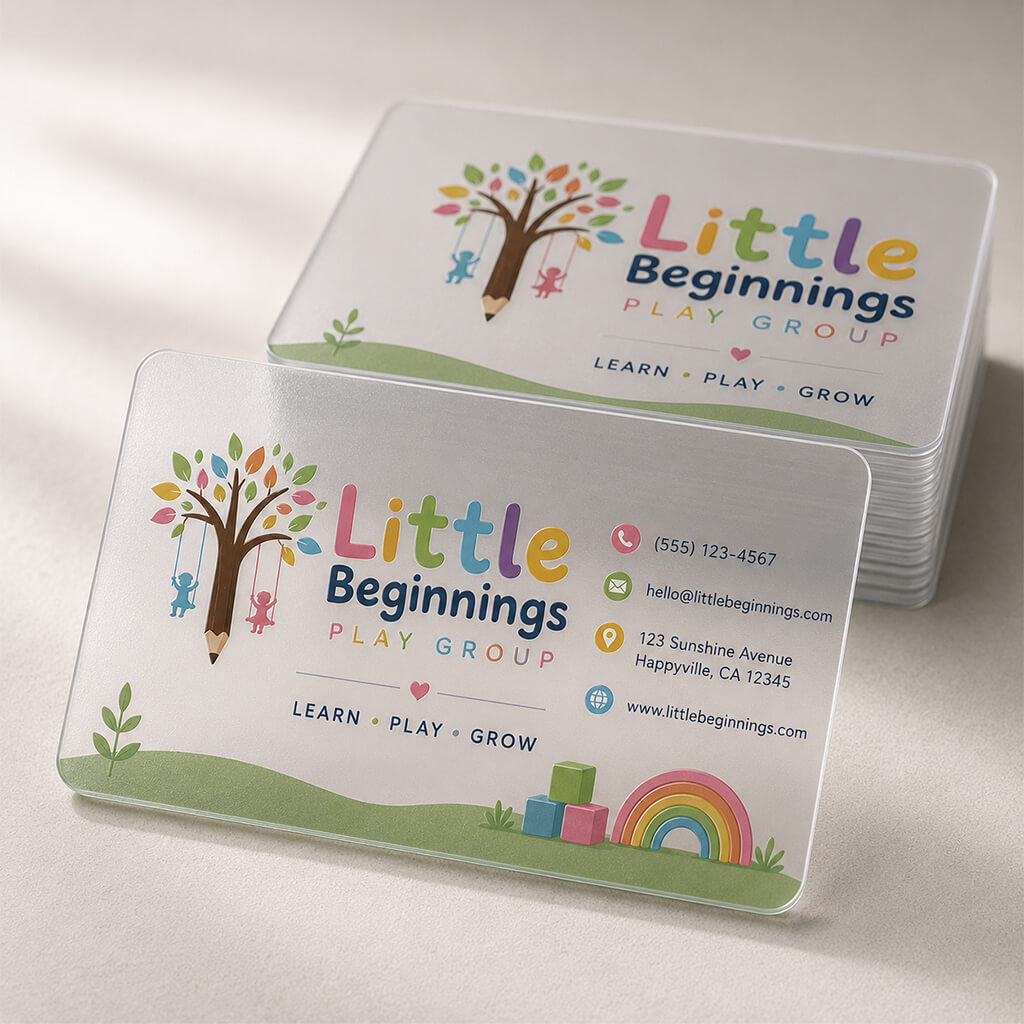 Clear Business Cards