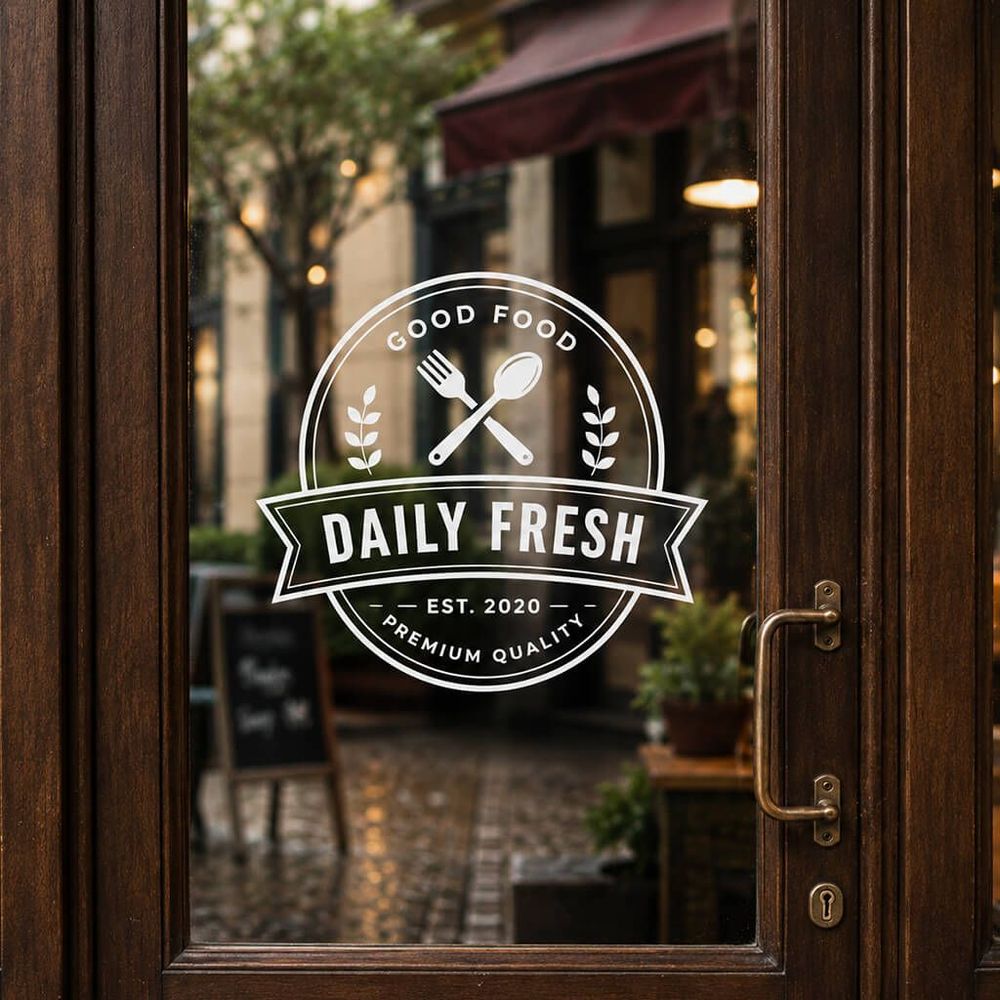 Bubble-Free Die-Cut Window Decals (Opaque)