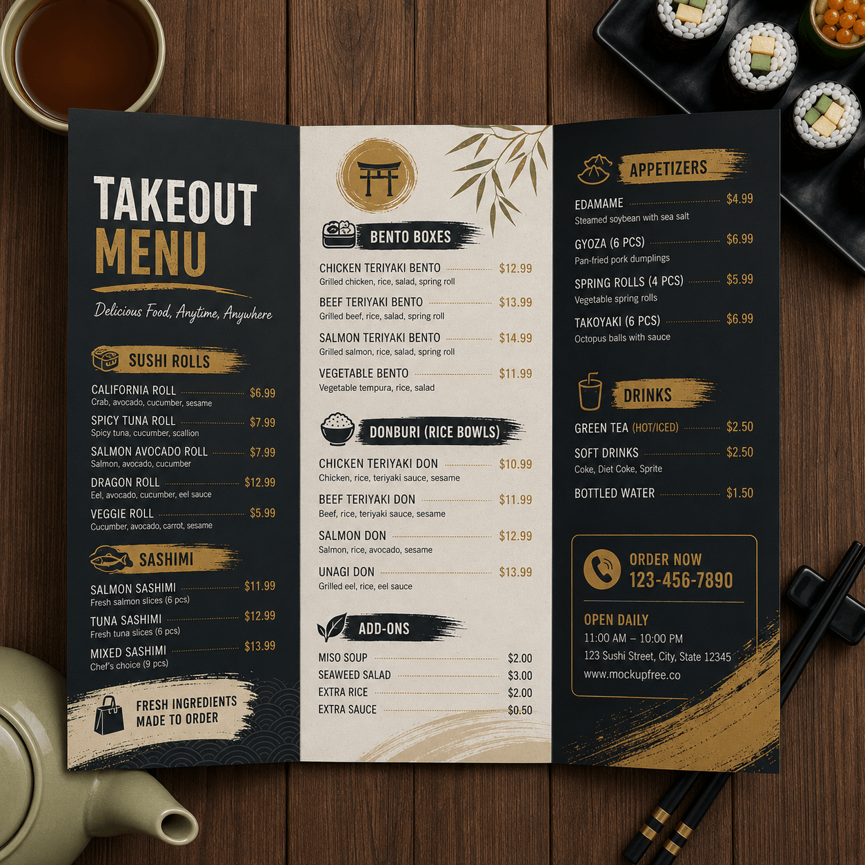 Take Out Menus