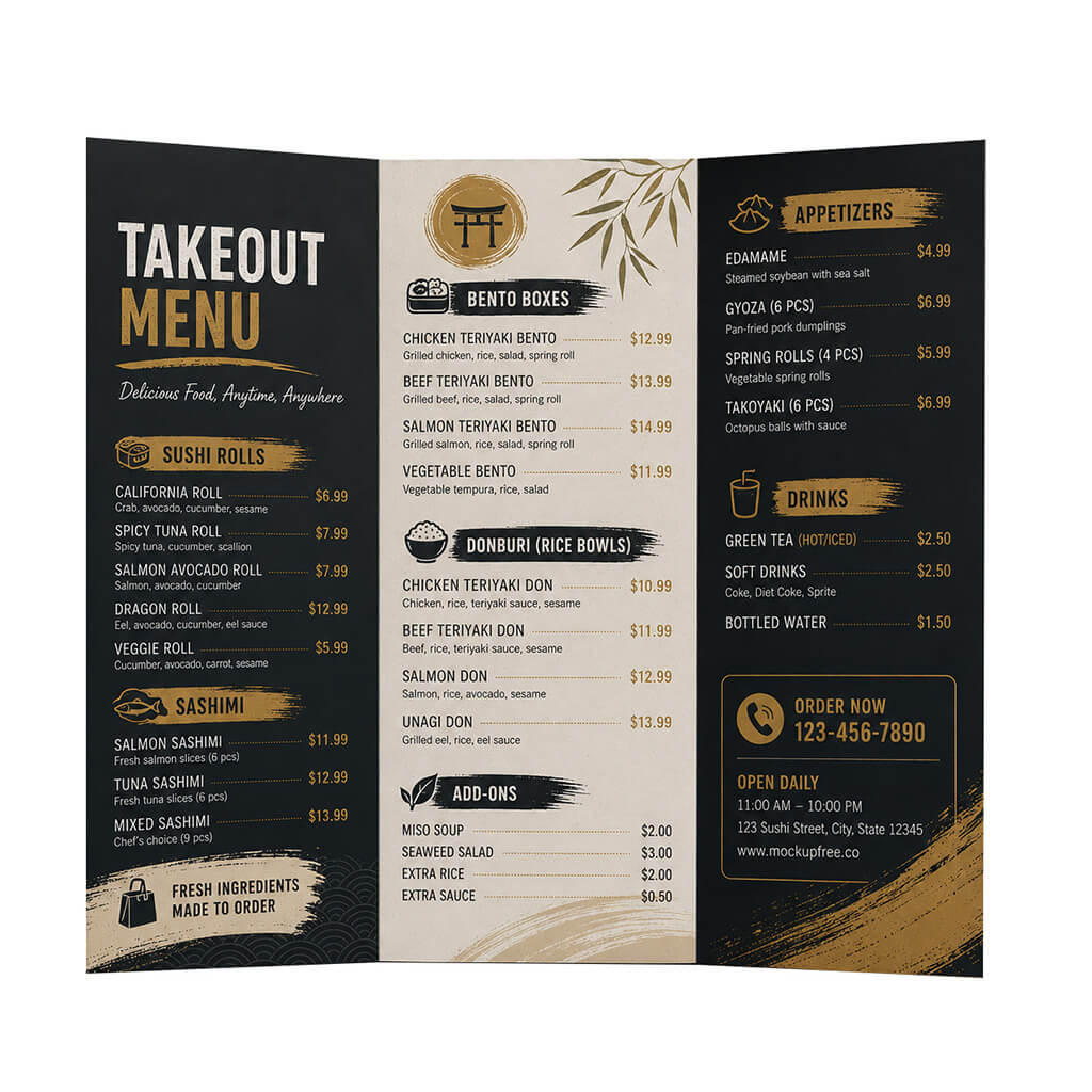 Take Out Menus
