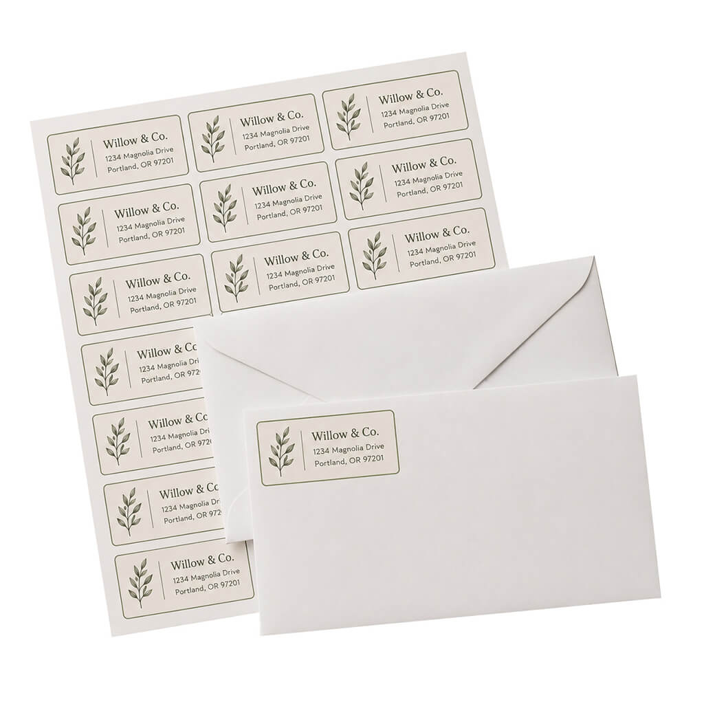 Custom Labels Sheet
